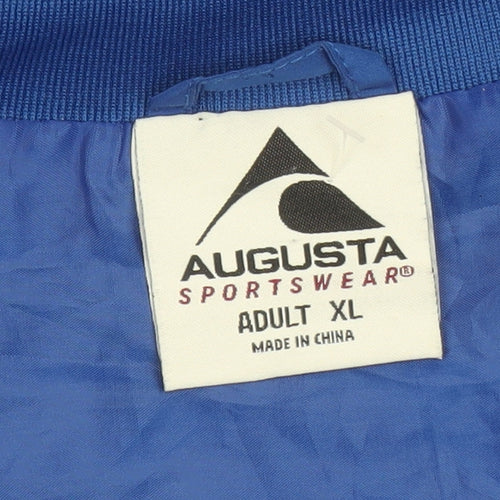 Augusta Sportswear Men’s Blue XL Pullover V-Neck Lightweight Sweatshirt