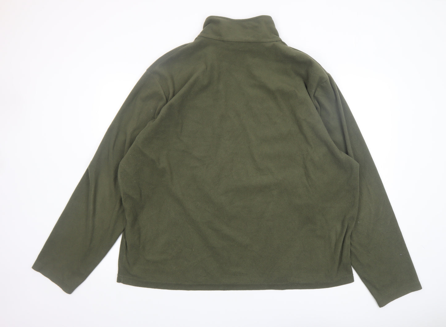 Regatta Men's Green Fleece 1/4 Zip Pullover Sweatshirt 3XL