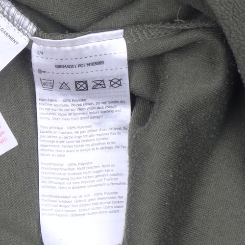 Regatta Men's Green Fleece 1/4 Zip Pullover Sweatshirt 3XL