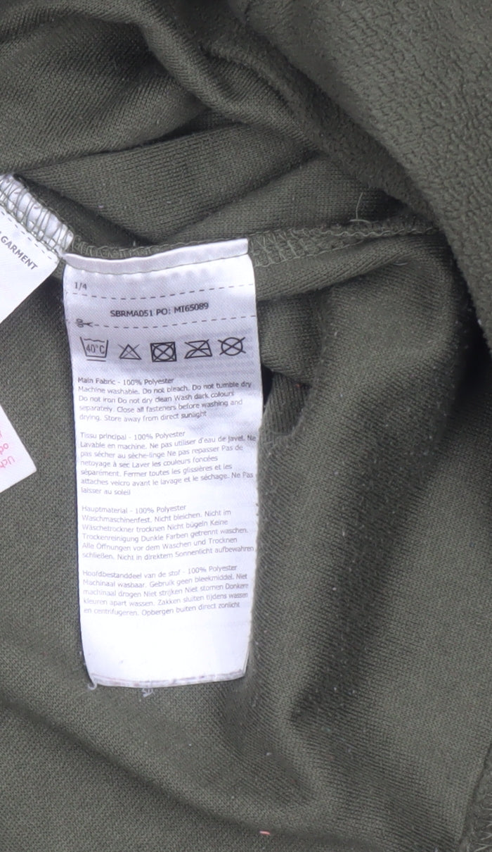 Regatta Men's Green Fleece 1/4 Zip Pullover Sweatshirt 3XL