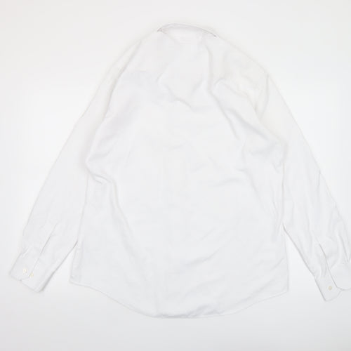 Taylor & Hunt Mens White Slim Fit Formal Dress Shirt 16in 41cm