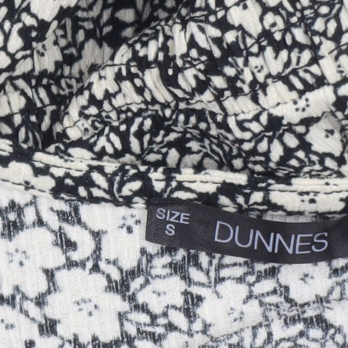 Dunnes Women’s Black Floral A-Line Midi Dress Size S