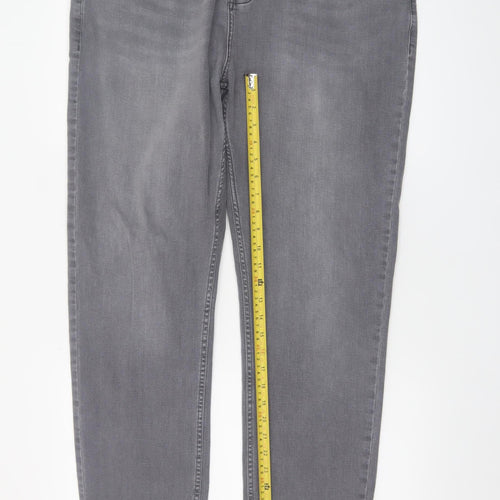 Primark Denim Co Men's Grey Slim Stretch Jeans W38 L32