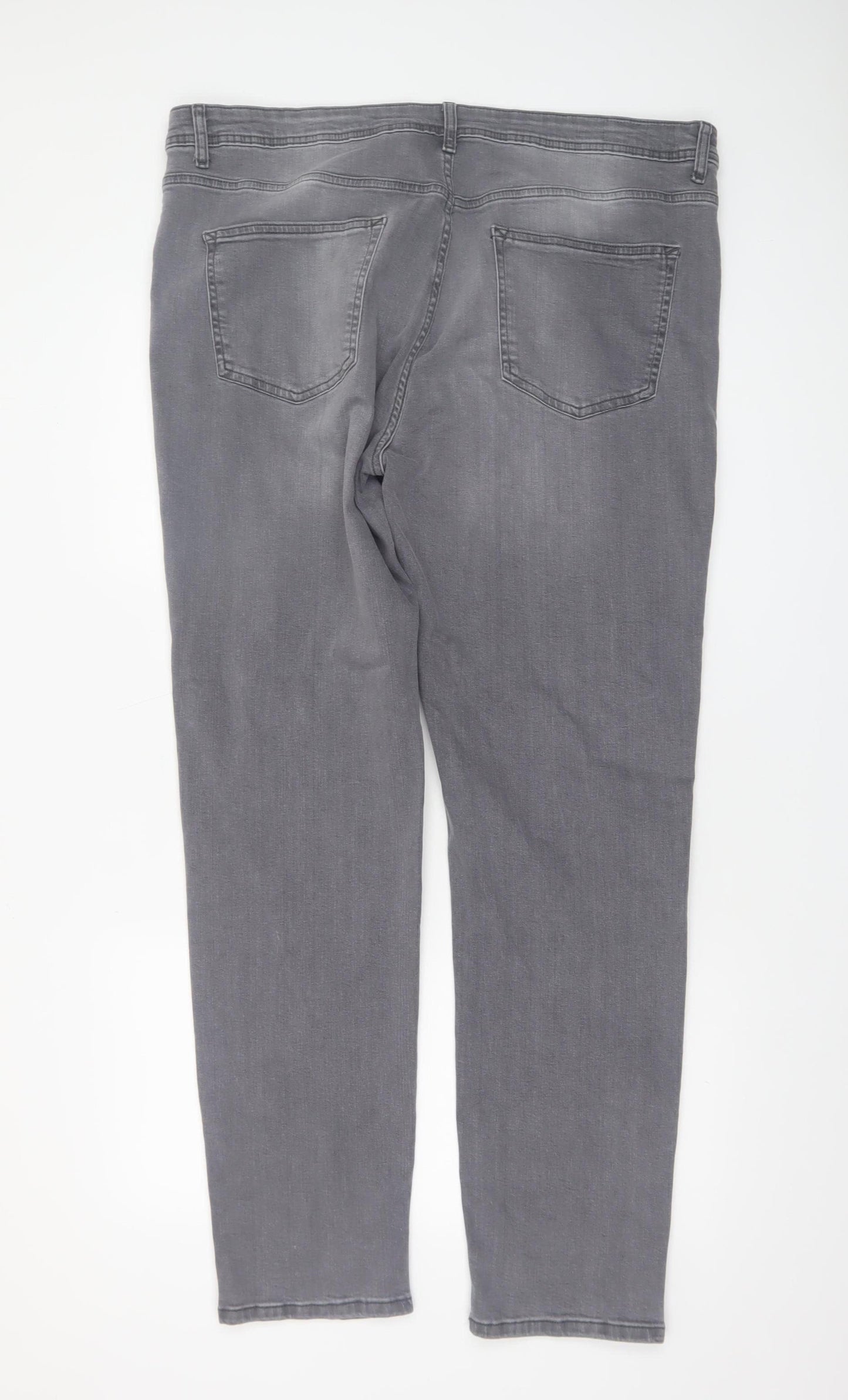 Primark Denim Co Men's Grey Slim Stretch Jeans W38 L32