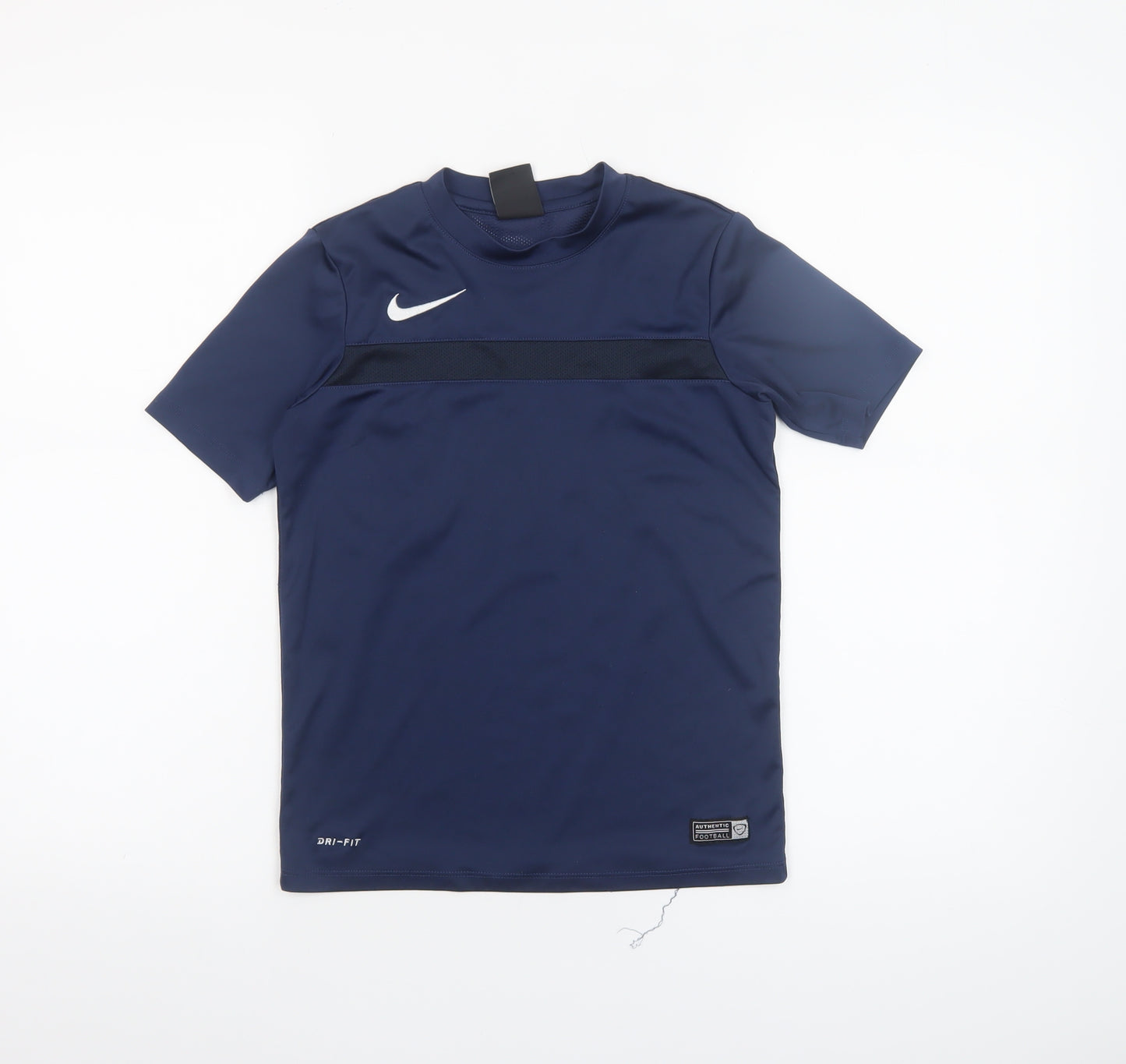 Nike Boys Blue Dri-FIT Short Sleeve Football Training T-Shirt 8-10 Yrs