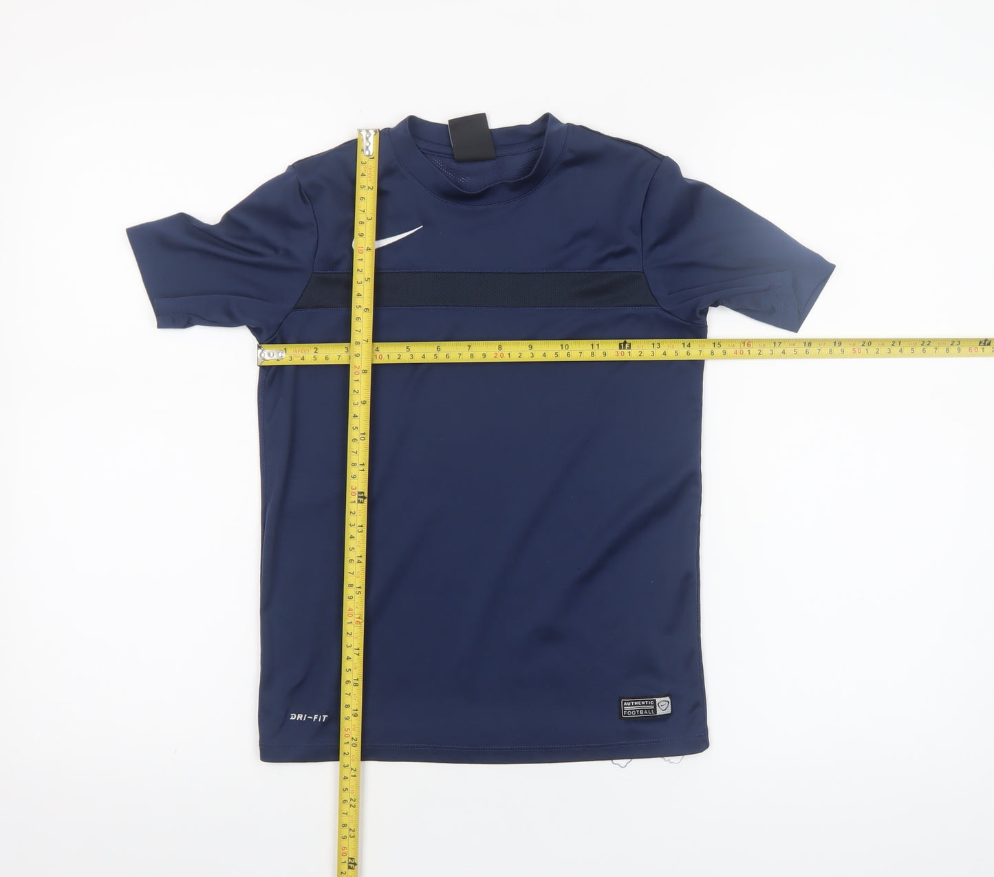 Nike Boys Blue Dri-FIT Short Sleeve Football Training T-Shirt 8-10 Yrs