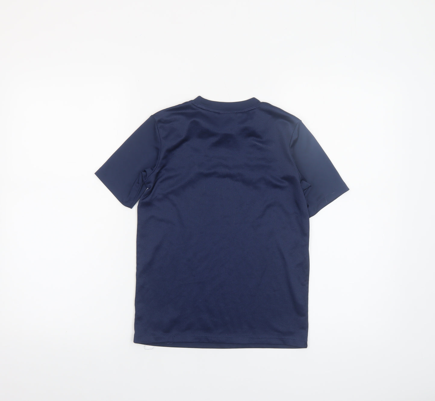Nike Boys Blue Dri-FIT Short Sleeve Football Training T-Shirt 8-10 Yrs