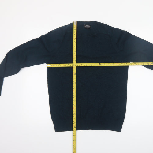 Next Men’s Blue Cotton Nylon Crew Neck Pullover Jumper Size M