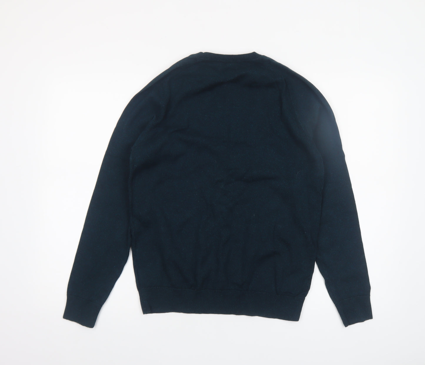 Next Men’s Blue Cotton Nylon Crew Neck Pullover Jumper Size M