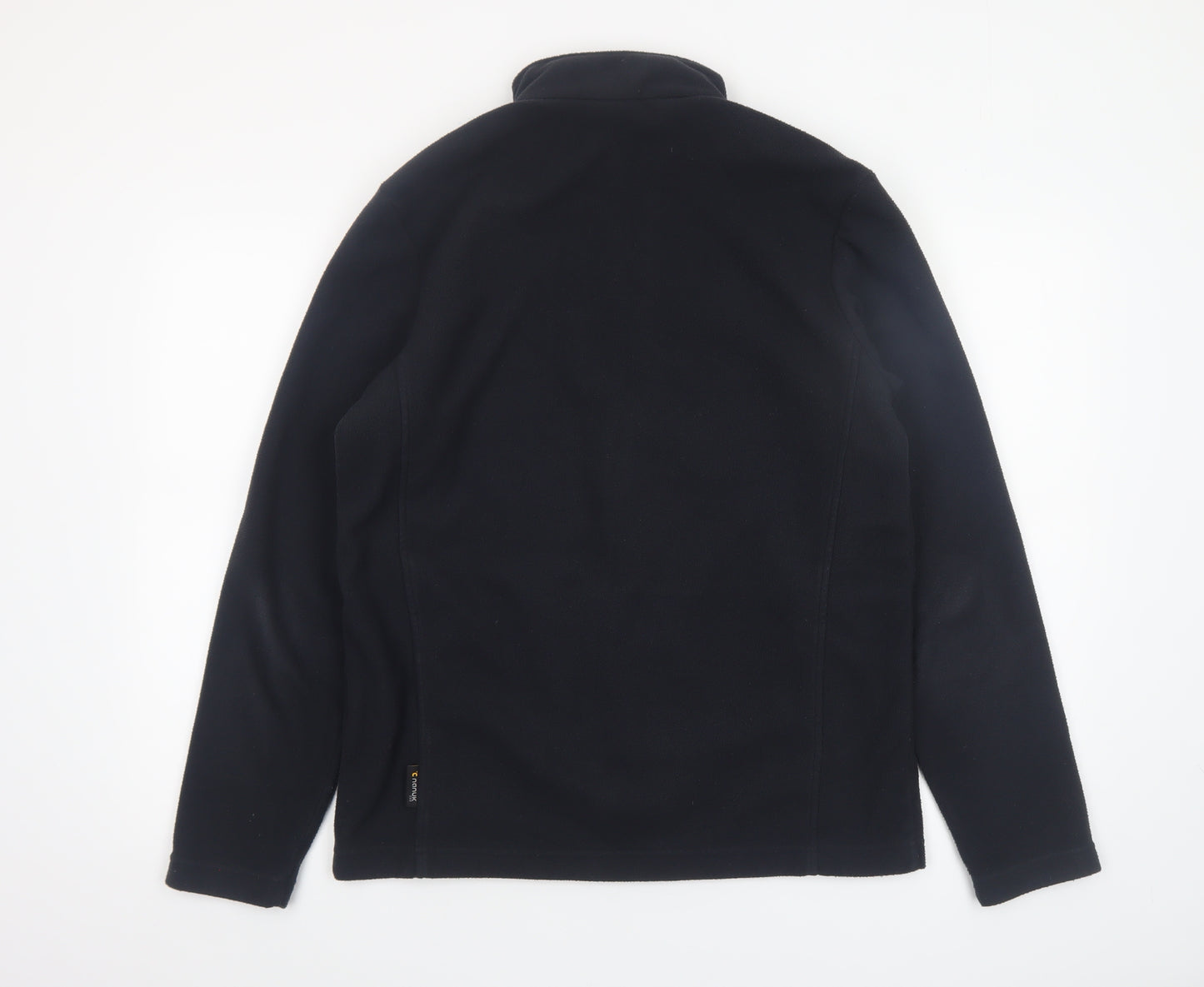 Jack Wolfskin Mens Black Fleece Full Zip Outdoor Jacket Size S