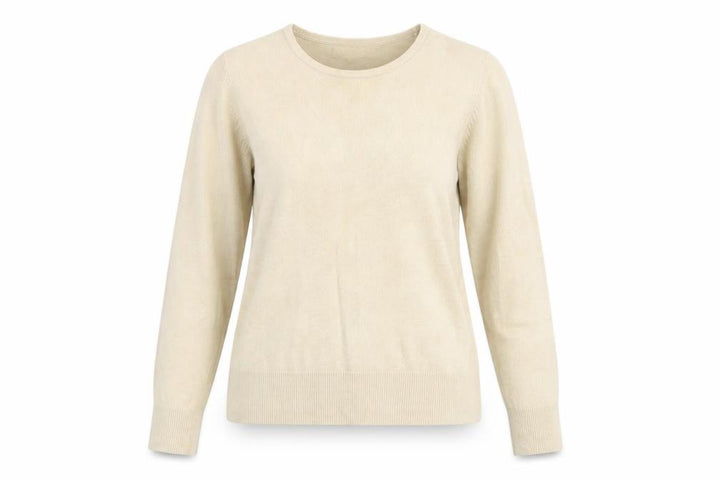 Debenhams Women’s Beige Crew Neck Acrylic Jumper Size 12