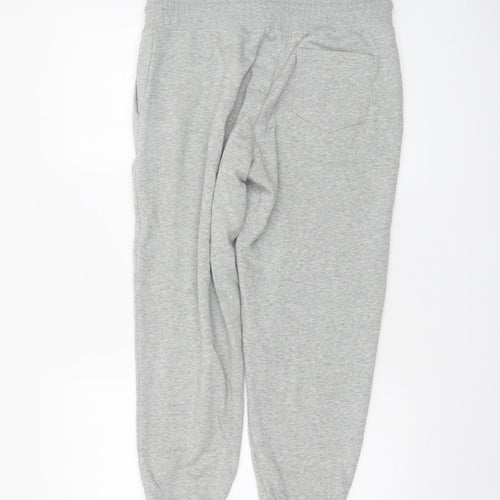 True Religion Men’s Grey Sweatpants M Regular Fit Tapered Fleece