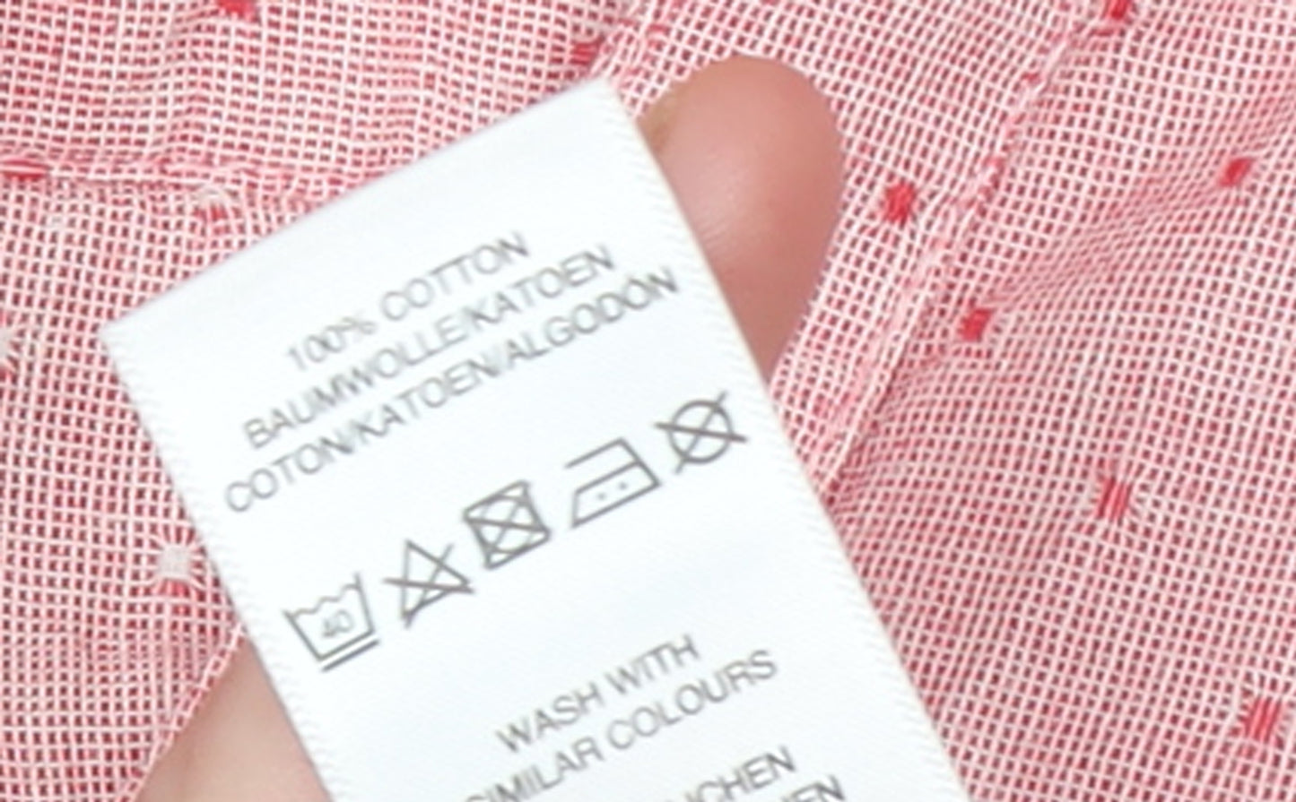 Ann Harvey Womens Pink Long Sleeve Cotton Button-Up Shirt Size 20