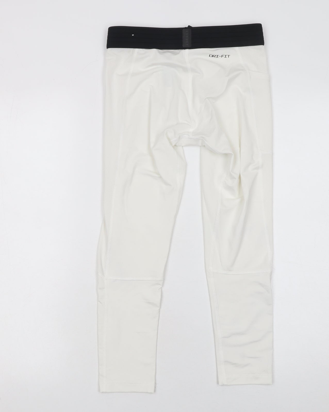 Jordan Men's White Compression Leggings Small Dri-Fit Activewear
