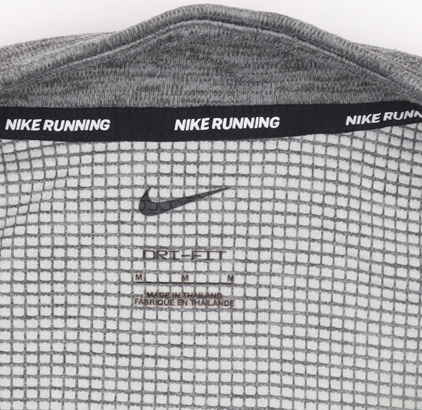 Nike Men's Grey Dri-FIT 1/2 Zip Running Sweatshirt Size M