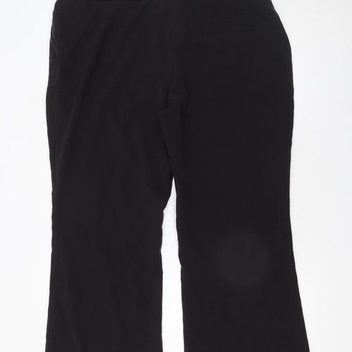 Savoir Women’s Black Size 18 Short Straight Leg Ponte Trousers