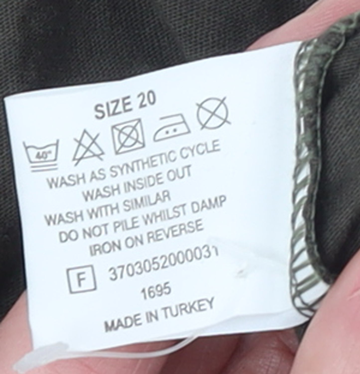 Roger & Rogers Women Khaki Short Sleeve Henley T-Shirt Size 20 100% Cotton