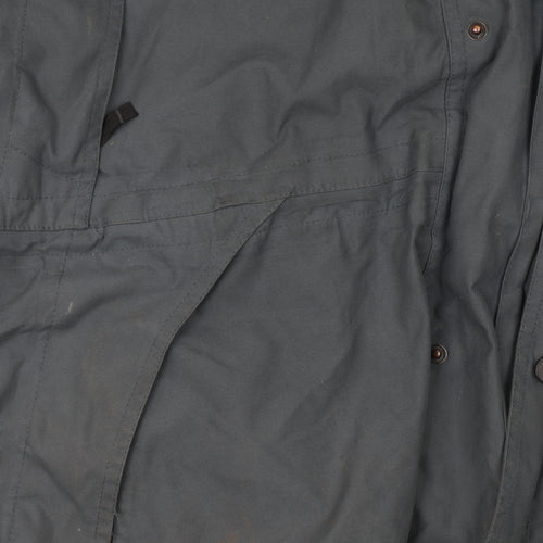 Regatta Men's Blue Waterproof Hooded Rain Jacket M 40in Outdoor Coat