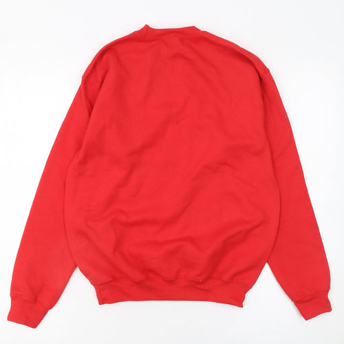 Gildan Boys Red Christmas Pullover Sweatshirt L Funny Graphic Ho Ho Ho