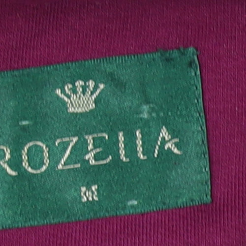 Rozella Women’s Purple Hooded Mid-Length Cotton Jacket M