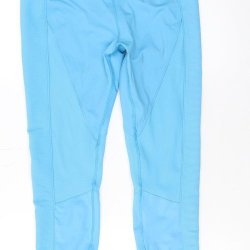MP Women’s Blue High-Waisted Stretch Leggings Size L Activewear