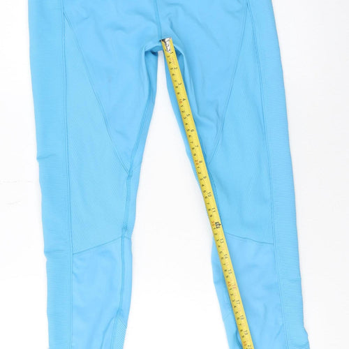 MP Women’s Blue High-Waisted Stretch Leggings Size L Activewear