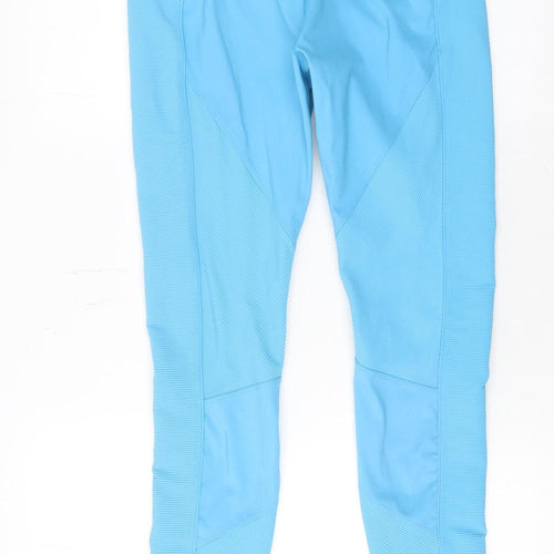 MP Women’s Blue High-Waisted Stretch Leggings Size L Activewear