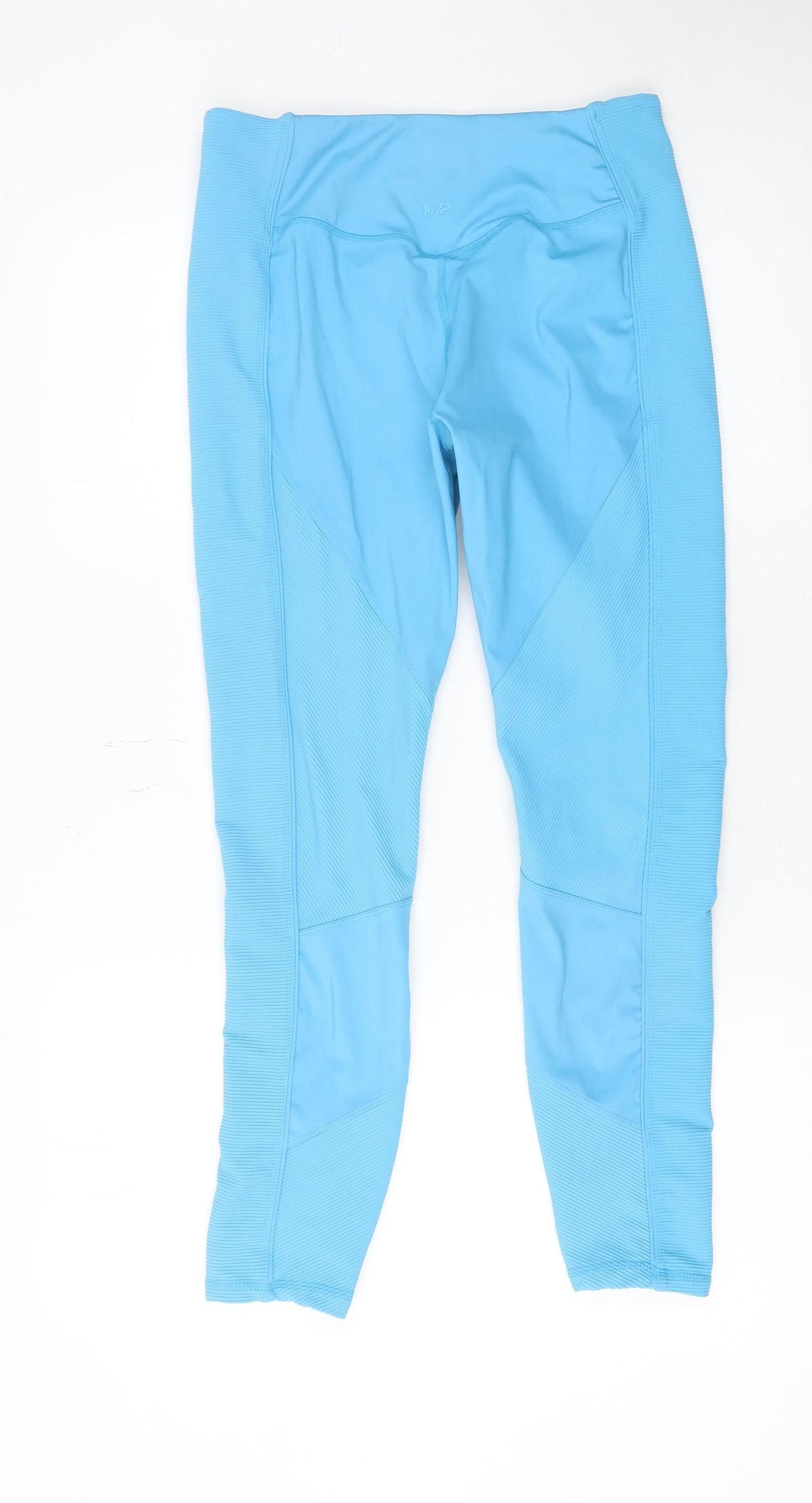 MP Women’s Blue High-Waisted Stretch Leggings Size L Activewear