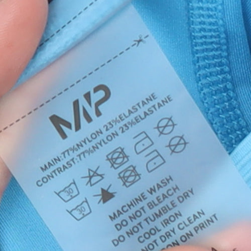 MP Women’s Blue High-Waisted Stretch Leggings Size L Activewear