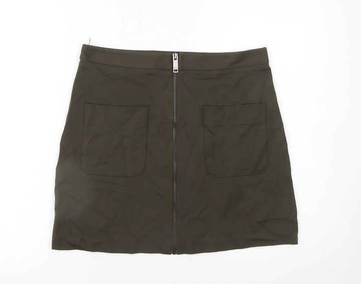 St. Bernard for Dunnes Stores Women’s Green Size 10 Short Stretch Skirt