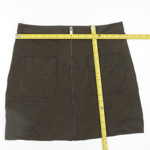 St. Bernard for Dunnes Stores Women’s Green Size 10 Short Stretch Skirt
