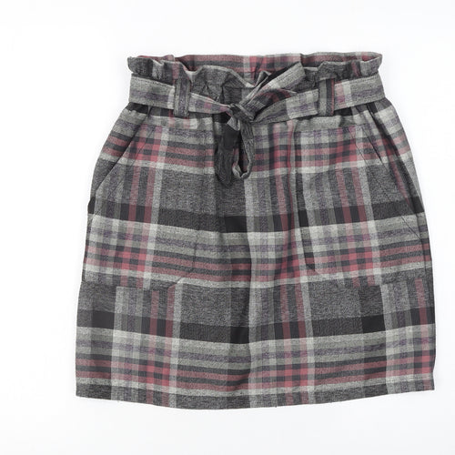St. Bernard for Dunnes Stores Women's Multicoloured Plaid Knee Length Skirt Size 10