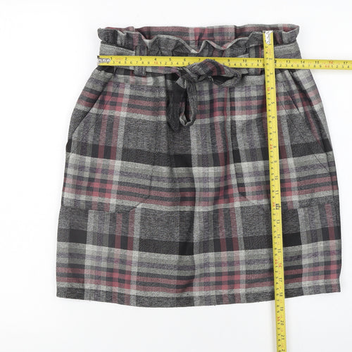 St. Bernard for Dunnes Stores Women's Multicoloured Plaid Knee Length Skirt Size 10