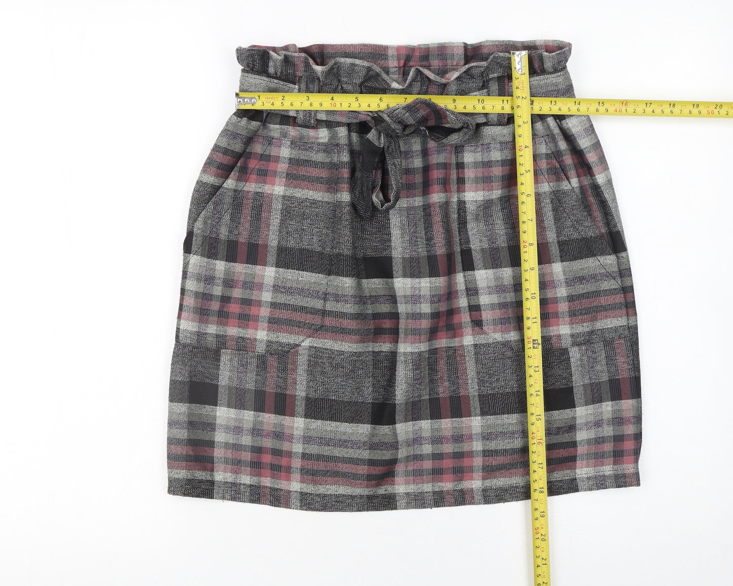 St. Bernard for Dunnes Stores Women's Multicoloured Plaid Knee Length Skirt Size 10