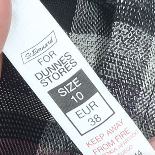 St. Bernard for Dunnes Stores Women's Multicoloured Plaid Knee Length Skirt Size 10