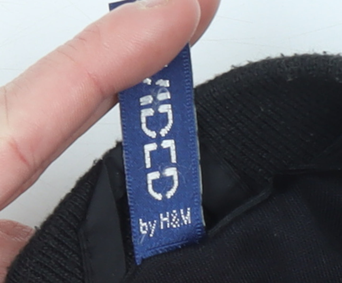 H&M Men’s Black Bomber Jacket Size S Lightweight Polyamide