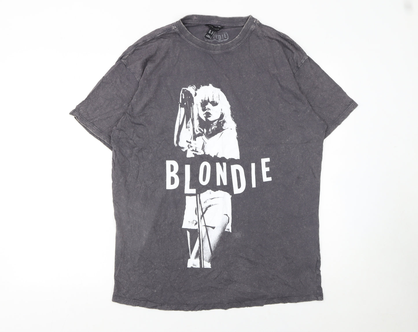 New Look Women’s Grey Blondie Graphic T-Shirt Size 14