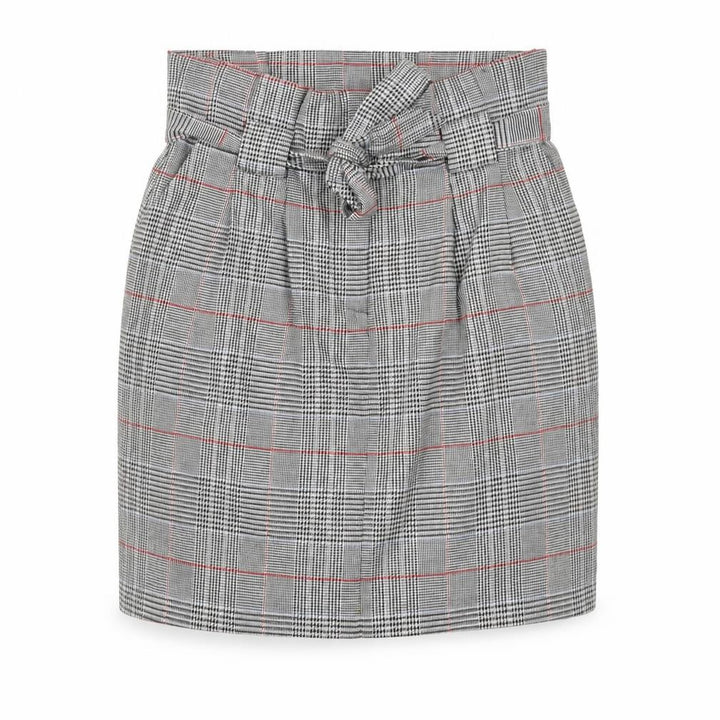 Miss Selfridge Women’s Check Tweed Belted Pencil Skirt UK 6 Multicoloured