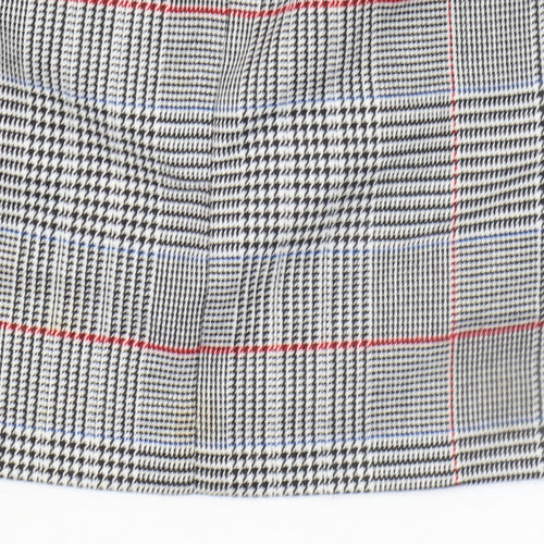 Miss Selfridge Women’s Check Tweed Belted Pencil Skirt UK 6 Multicoloured