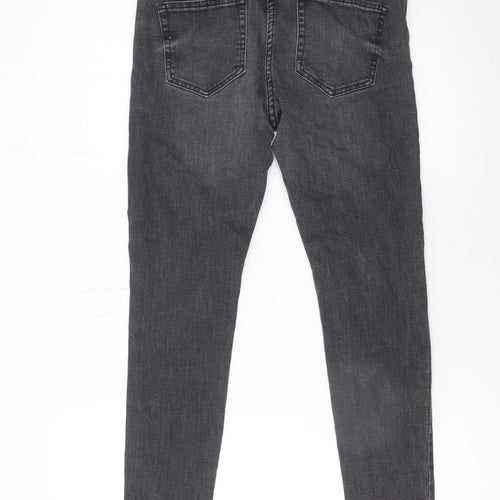Next Women’s Grey Skinny Jeans Size 10 Slim Fit Denim