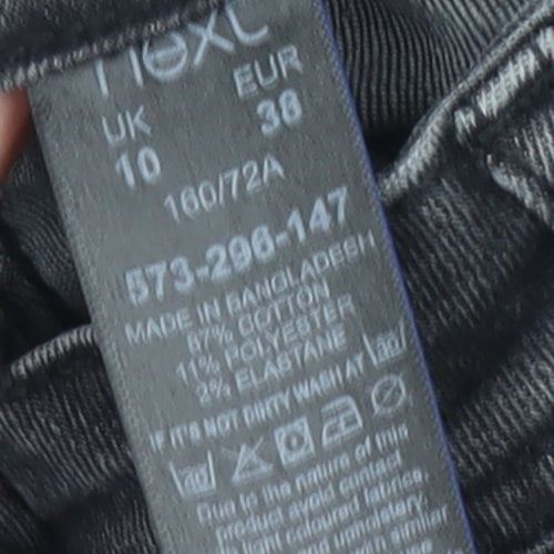Next Women’s Grey Skinny Jeans Size 10 Slim Fit Denim
