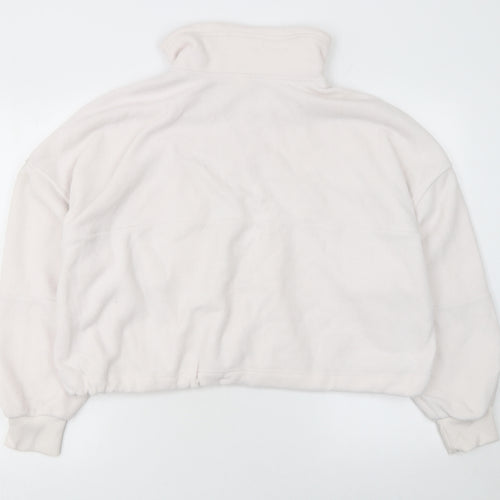 Anko Active Women's Beige Fleece 1/4 Zip Sweatshirt Size 14