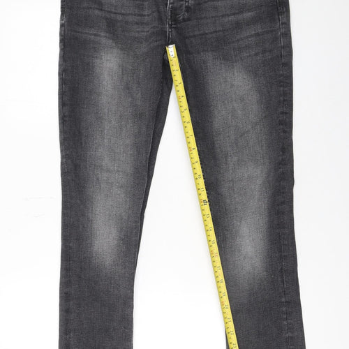 Denim Co. Men's Grey Skinny Stretch Jeans W38 L32