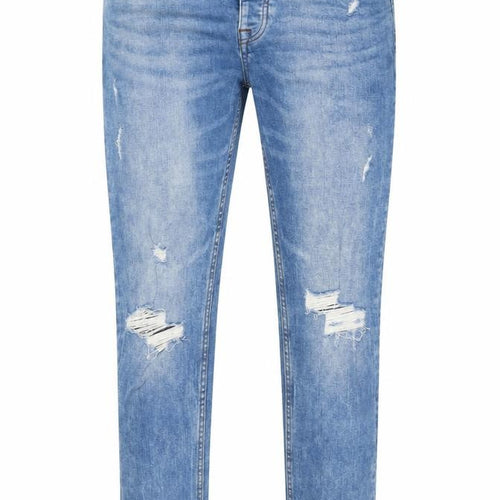 Denim Co Men's Blue Super Skinny Distressed Jeans W36 L32