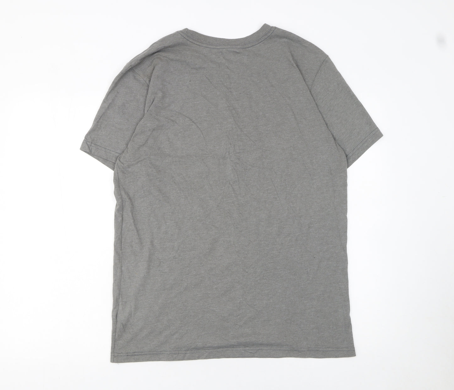 The North Face Men's Grey Graphic Print Crew Neck T-Shirt Size M