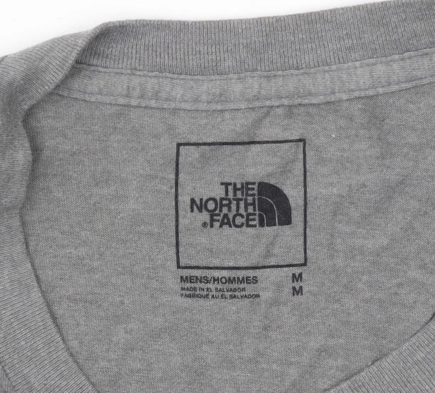 The North Face Men's Grey Graphic Print Crew Neck T-Shirt Size M