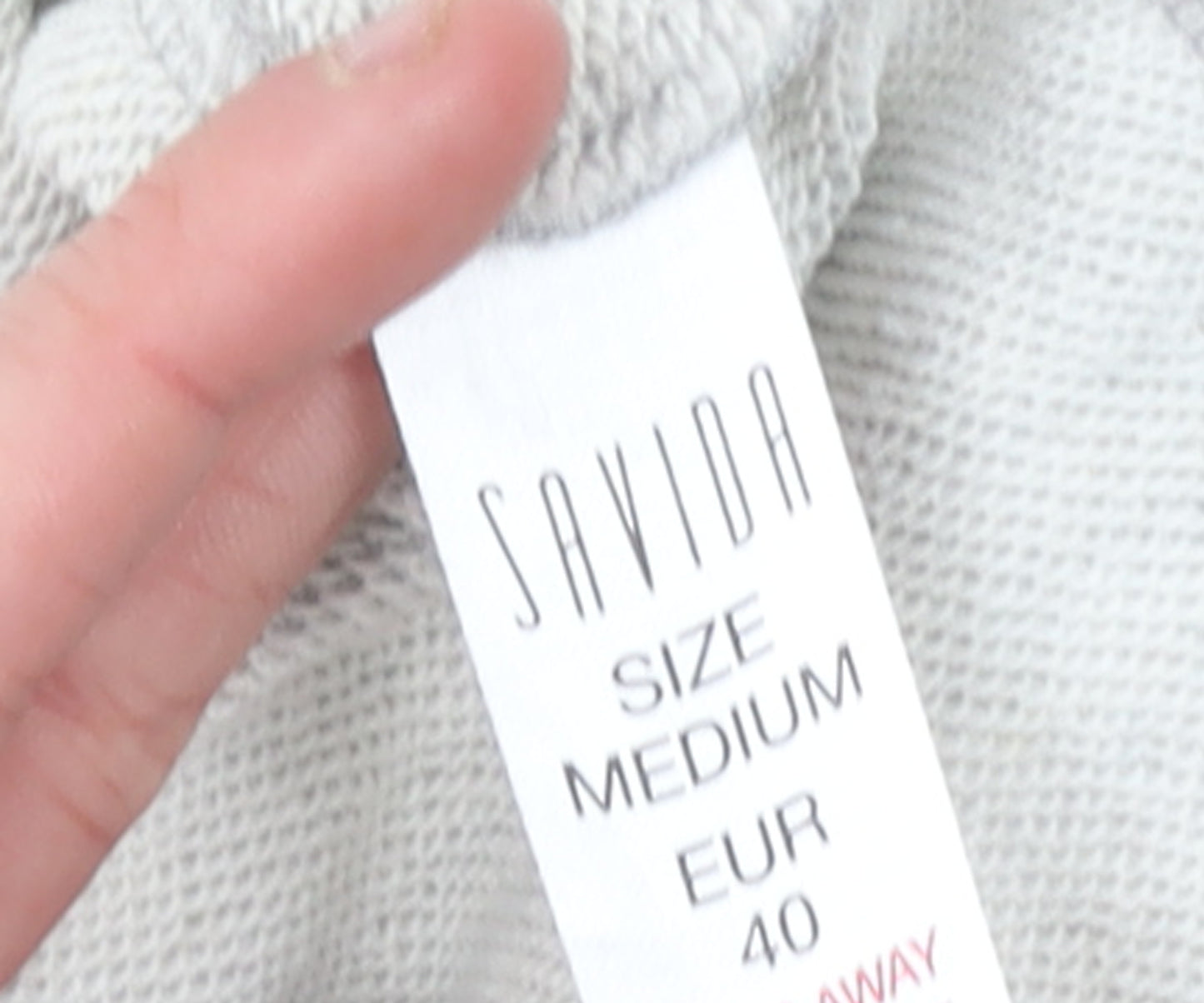 Savida Women Grey Cropped Polo Shirt Size 12 Cotton Blend