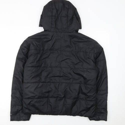 Nike Womens Black Therma-Fit Hooded Puffer Jacket Size S