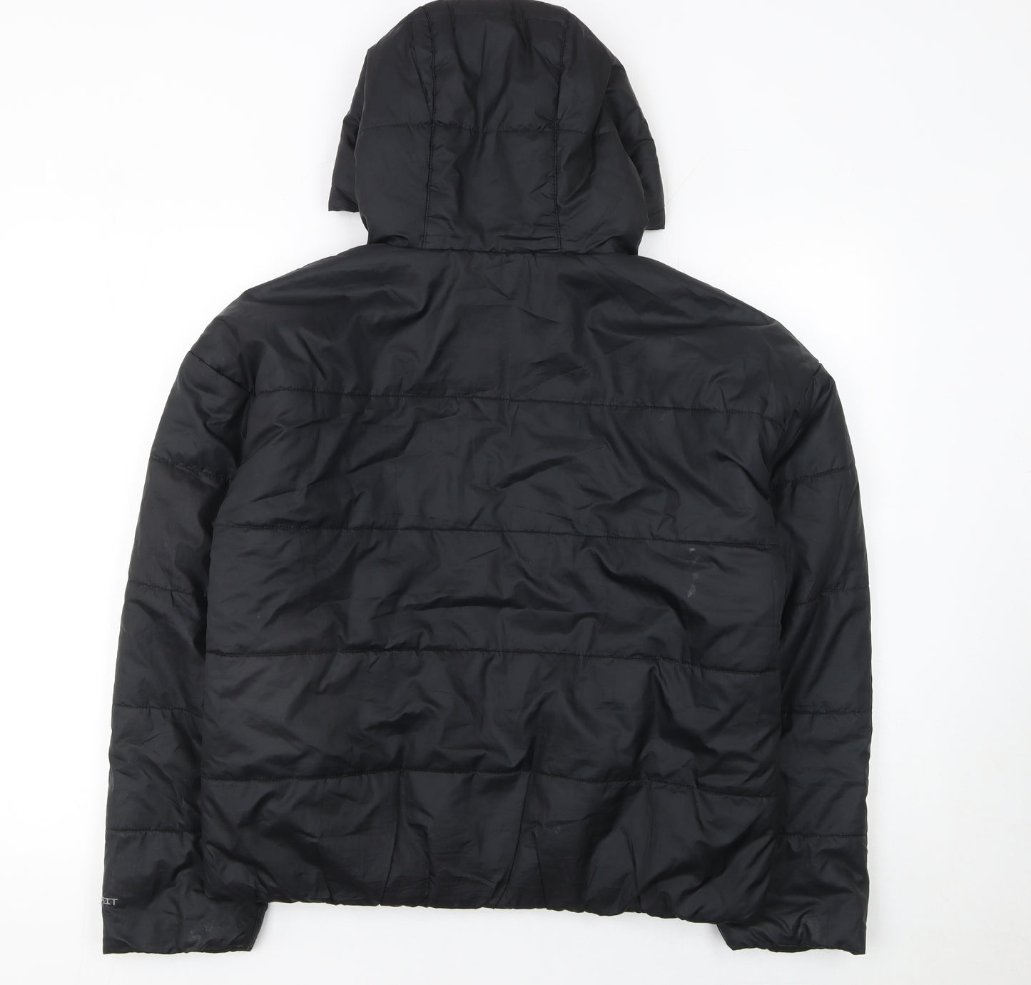 Nike Womens Black Therma-Fit Hooded Puffer Jacket Size S