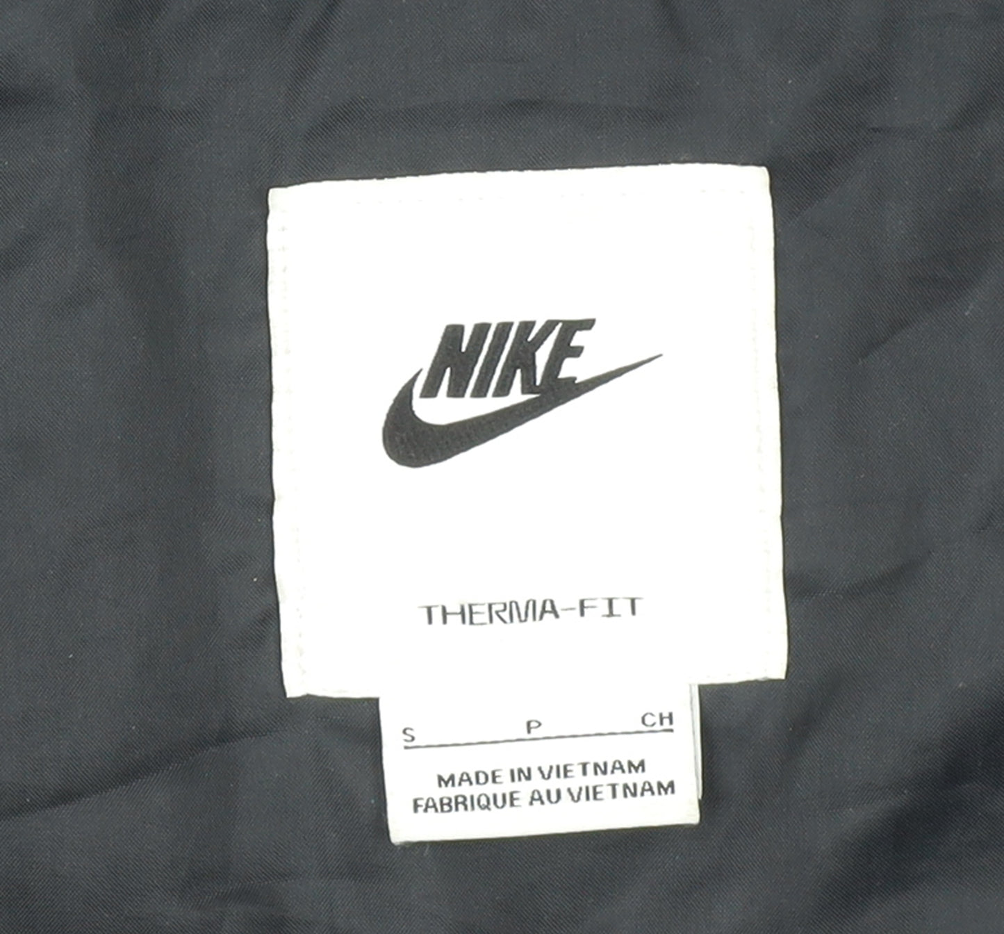 Nike Womens Black Therma-Fit Hooded Puffer Jacket Size S